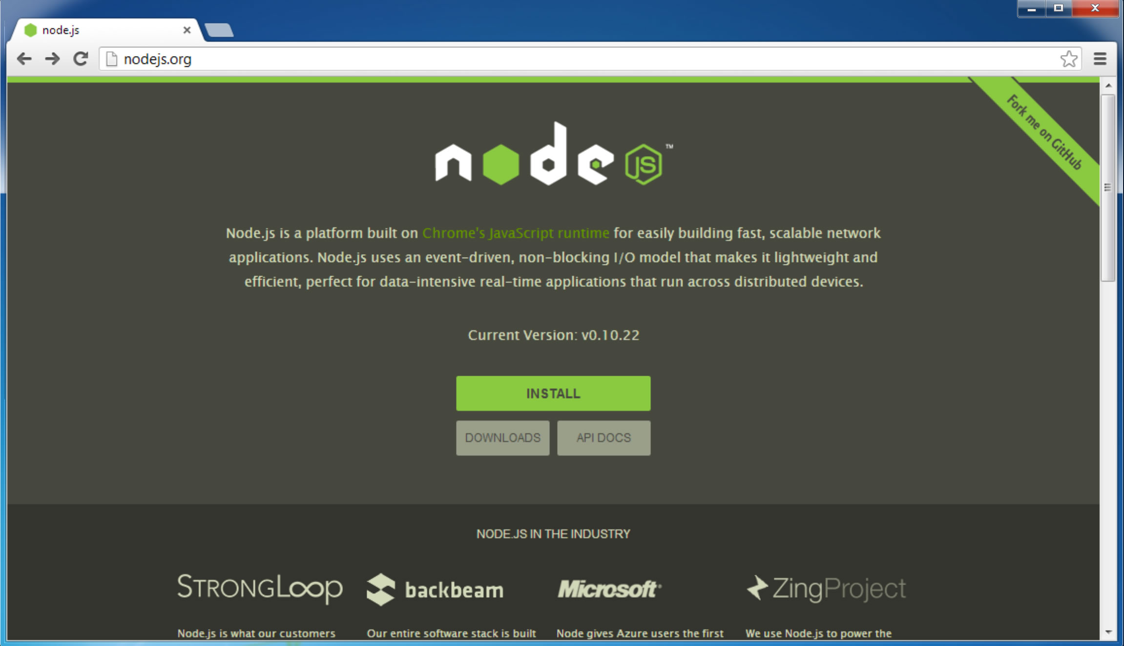 Install NodeJS